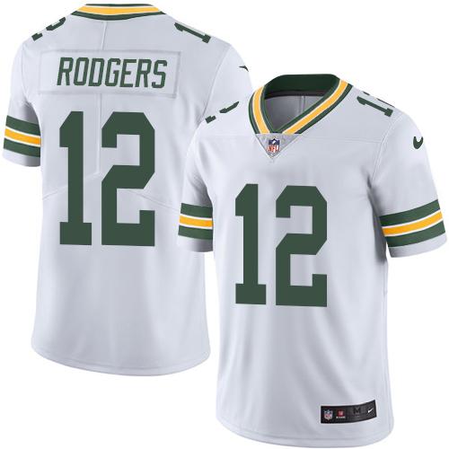 Big Size Nike Packers #12 Aaron Rodgers White Men's Stitched NFL Vapor Untouchable Limited Jersey Big Size Nike Packers #12 Aaron Rodgers White Men's Stitched NFL Vapor Untouchable Limited Jersey