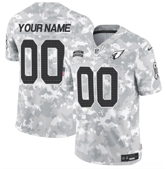Men's Arizona Cardinals Active Player Custom 2024 F.U.S.E Arctic Camo Salute To Service Limited Stitched Football Jersey Men's Arizona Cardinals Active Player Custom 2024 F.U.S.E Arctic Camo Salute To Service Limited Stitched Football Jersey