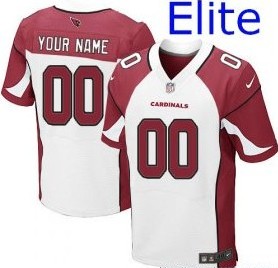 Nike Arizona Cardinals Customized Elite White Jerseys Nike Arizona Cardinals Customized Elite White Jerseys