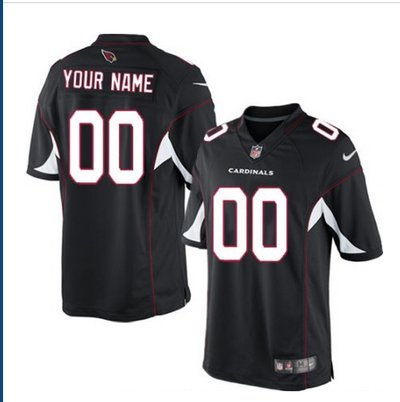 Men's Nike Arizona Cardinals Customized Limited Black Alternate NFL Jersey Men's Nike Arizona Cardinals Customized Limited Black Alternate NFL Jersey