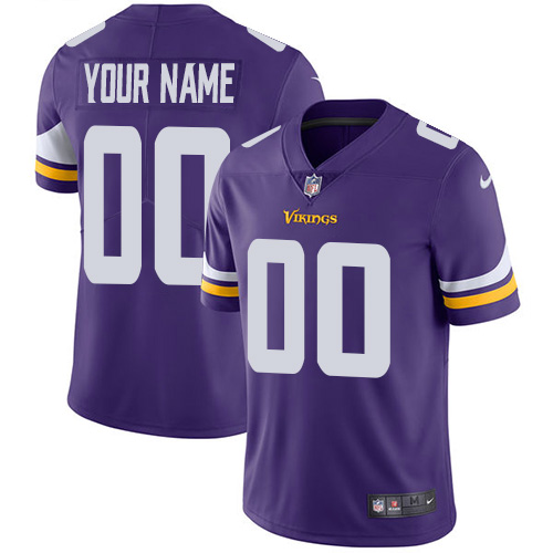 Nike NFL Minnesota Vikings Vapor Untouchable Customized Limited Purple Home Men's Jersey Nike NFL Minnesota Vikings Vapor Untouchable Customized Limited Purple Home Men's Jersey