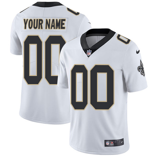 Nike NFL New Orleans Saints Vapor Untouchable Customized Limited White Road Men's Jersey Nike NFL New Orleans Saints Vapor Untouchable Customized Limited White Road Men's Jersey