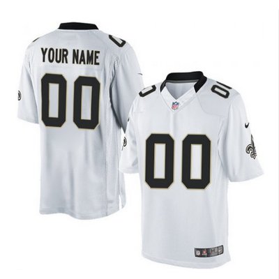 Men's Nike New Orleans Saints Customized Limited White NFL Jersey Men's Nike New Orleans Saints Customized Limited White NFL Jersey