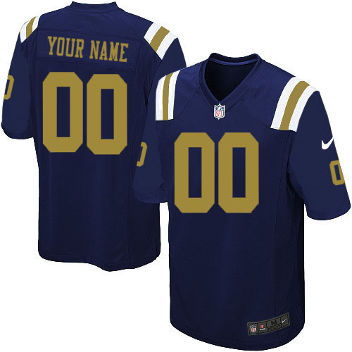 Nike NFL New York Jets Customized Limited Navy Blue Alternate Men's Jersey Nike NFL New York Jets Customized Limited Navy Blue Alternate Men's Jersey