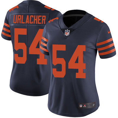 Nike Bears #54 Brian Urlacher Navy Blue Alternate Women's Stitched NFL Vapor Untouchable Limited Jersey Nike Bears #54 Brian Urlacher Navy Blue Alternate Women's Stitched NFL Vapor Untouchable Limited Jersey