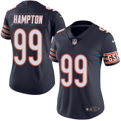 Nike Bears #99 Dan Hampton Navy Blue Team Color Women's Stitched NFL Vapor Untouchable Limited Jersey Nike Bears #99 Dan Hampton Navy Blue Team Color Women's Stitched NFL Vapor Untouchable Limited Jersey