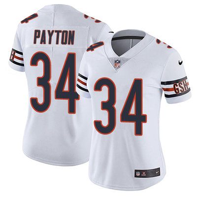 Nike Bears #34 Walter Payton White Women's Stitched NFL Vapor Untouchable Limited Jersey Nike Bears #34 Walter Payton White Women's Stitched NFL Vapor Untouchable Limited Jersey