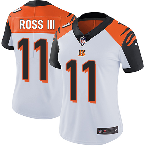 Bengals #11 John Ross III White Women's Stitched Football Vapor Untouchable Limited Jersey Bengals #11 John Ross III White Women's Stitched Football Vapor Untouchable Limited Jersey