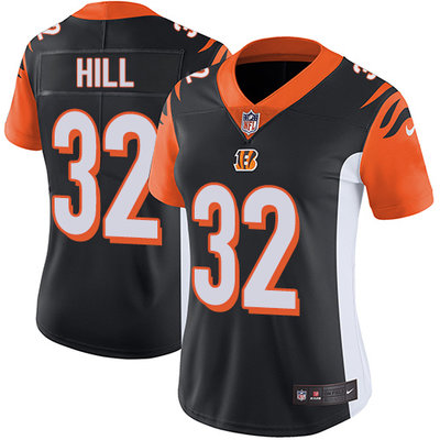 Nike Bengals #32 Jeremy Hill Black Team Color Women's Stitched NFL Vapor Untouchable Limited Jersey Nike Bengals #32 Jeremy Hill Black Team Color Women's Stitched NFL Vapor Untouchable Limited Jersey