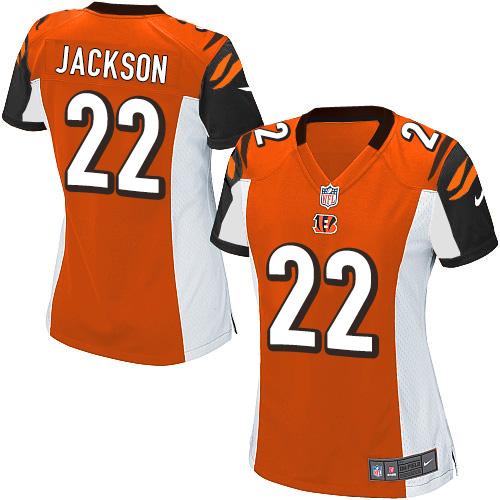 Nike Bengals #22 William Jackson Orange Alternate Women's Stitched NFL Elite Jersey Nike Bengals #22 William Jackson Orange Alternate Women's Stitched NFL Elite Jersey