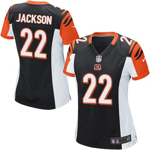 Nike Bengals #22 William Jackson Black Team Color Women's Stitched NFL Elite Jersey Nike Bengals #22 William Jackson Black Team Color Women's Stitched NFL Elite Jersey