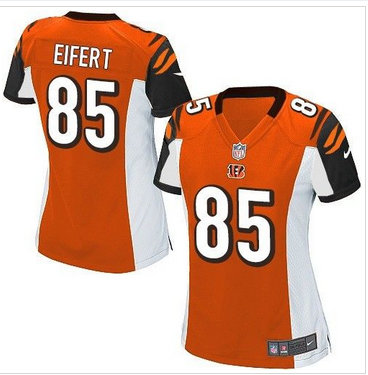Women Nike Bengals #85 Tyler Eifert Orange Alternate Stitched NFL Elite Jersey Women Nike Bengals #85 Tyler Eifert Orange Alternate Stitched NFL Elite Jersey