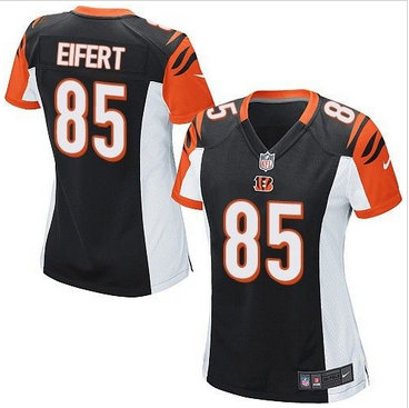 Women Nike Bengals #85 Tyler Eifert Black Team Color Stitched NFL Elite Jersey Women Nike Bengals #85 Tyler Eifert Black Team Color Stitched NFL Elite Jersey