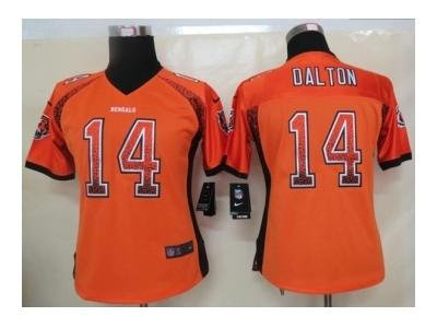 NEW women nfl jerseys cincinnati bengals #14 dalton orange(Elite drift fashion) NEW women nfl jerseys cincinnati bengals #14 dalton orange(Elite drift fashion)
