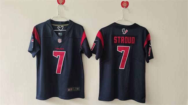 Women's Houston Texans #7 C.J. Stroud Navy Vapor Untouchable Limited Stitched Jersey (Run Small) Women's Houston Texans #7 C.J. Stroud Navy Vapor Untouchable Limited Stitched Jersey (Run Small)