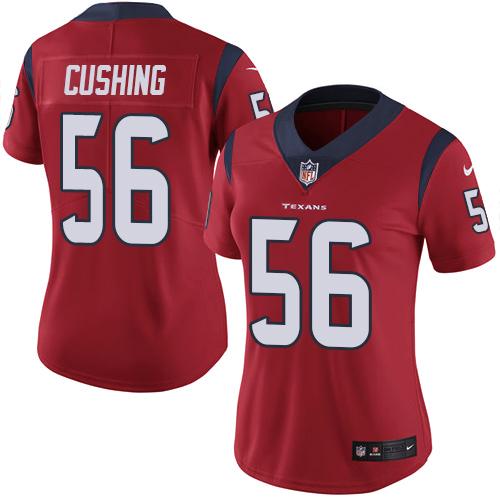 Nike Texans #56 Brian Cushing Red Alternate Women's Stitched NFL Vapor Untouchable Limited Jersey Nike Texans #56 Brian Cushing Red Alternate Women's Stitched NFL Vapor Untouchable Limited Jersey