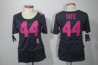 Womens NEW Houston Texans 44 Tate Elite breast Cancer Awareness Dark grey Jerseys Womens NEW Houston Texans 44 Tate Elite breast Cancer Awareness Dark grey Jerseys