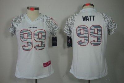 Women NEW Houston Texans 99 J.J. Watt White Zebra Field Flirt Fashion Jerseys Women NEW Houston Texans 99 J.J. Watt White Zebra Field Flirt Fashion Jerseys