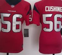 Women Nike Houston Texans 56 Brian Cushing Red Jerseys