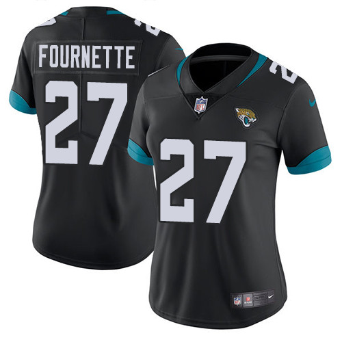 Nike Jaguars #27 Leonard Fournette Black Team Color Women's Stitched 0