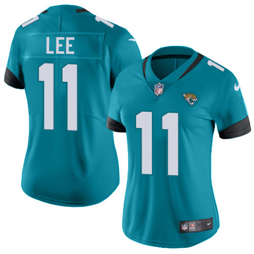 Nike Jaguars #11 Marqise Lee Teal Green Alternate Women's Stitched Nike Jaguars #11 Marqise Lee Teal Green Alternate Women's Stitched