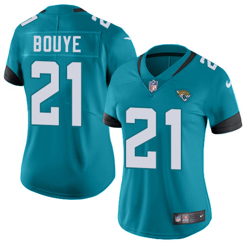 Nike Jaguars #21 A.J. Bouye Teal Green Alternate Women's Stitched Nike Jaguars #21 A.J. Bouye Teal Green Alternate Women's Stitched