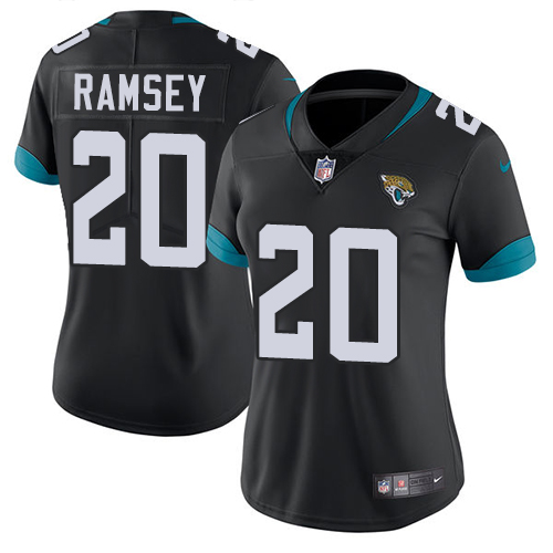 Nike Jaguars #20 Jalen Ramsey Black Alternate Women's Stitched NFL Vapor Untouchable Limited Jersey Nike Jaguars #20 Jalen Ramsey Black Alternate Women's Stitched NFL Vapor Untouchable Limited Jersey