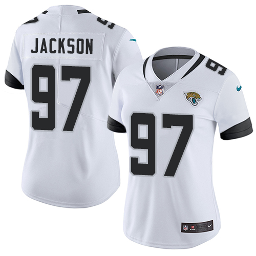 Nike Jaguars #97 Malik Jackson White Women's Stitched NFL Vapor Untouchable Limited Jersey Nike Jaguars #97 Malik Jackson White Women's Stitched NFL Vapor Untouchable Limited Jersey
