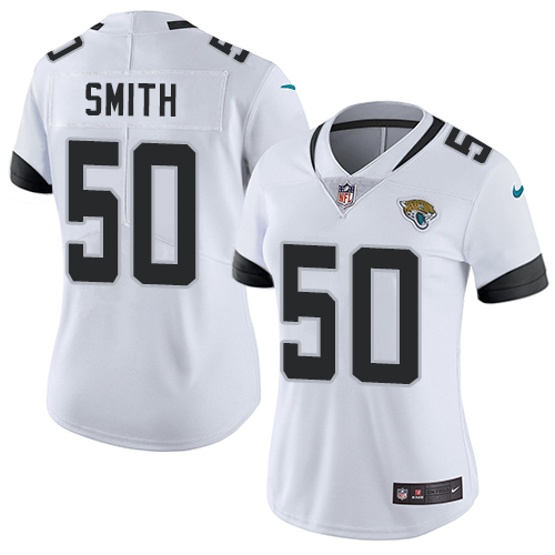 Nike Jaguars #50 Telvin Smith White Women's Stitched NFL Vapor Untouchable Limited Jersey Nike Jaguars #50 Telvin Smith White Women's Stitched NFL Vapor Untouchable Limited Jersey