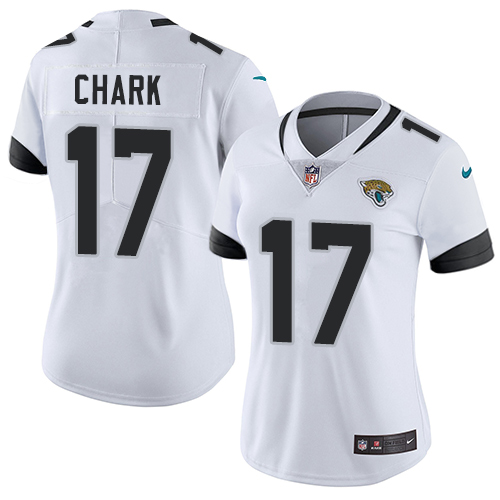 Nike Jaguars #17 DJ Chark White Women's Stitched NFL Vapor Untouchable Limited Jersey Nike Jaguars #17 DJ Chark White Women's Stitched NFL Vapor Untouchable Limited Jersey