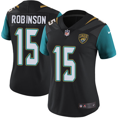 Nike Jaguars #15 Allen Robinson Black Alternate Women's Stitched NFL Vapor Untouchable Limited Jersey Nike Jaguars #15 Allen Robinson Black Alternate Women's Stitched NFL Vapor Untouchable Limited Jersey