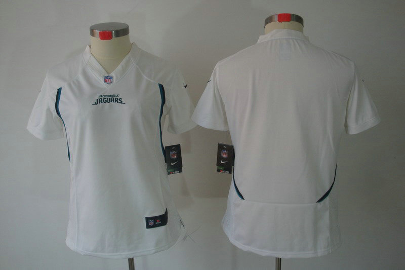 Women NEW Jacksonville Jaguars Blank White Jerseys Women NEW Jacksonville Jaguars Blank White Jerseys