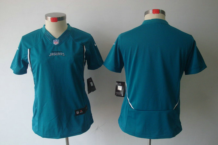 Women NEW Jacksonville Jaguars Blank Green Jerseys Women NEW Jacksonville Jaguars Blank Green Jerseys