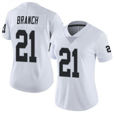 Women Las Vegas Raiders #21 Cliff Branch White Jersey Women Las Vegas Raiders #21 Cliff Branch White Jersey