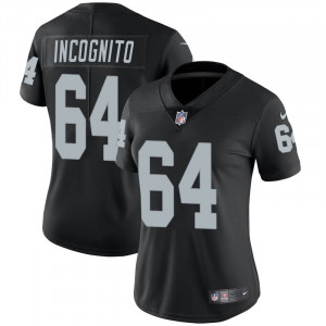 Women Oakland Raiders #64 Richie Incognito Vapor Untouchable Limited black Jersey Women Oakland Raiders #64 Richie Incognito Vapor Untouchable Limited black Jersey
