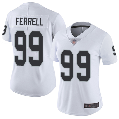 Raiders #99 Clelin Ferrell White Women's Stitched Football Vapor Untouchable Limited Jersey Raiders #99 Clelin Ferrell White Women's Stitched Football Vapor Untouchable Limited Jersey