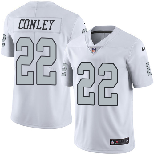 Nike Raiders #22 Gareon Conley White Youth Stitched NFL Limited Rush Jersey Nike Raiders #22 Gareon Conley White Youth Stitched NFL Limited Rush Jersey
