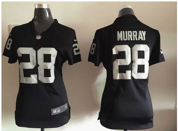 Women Nike Raiders #28 Latavius Murray Black Team Color Stitched NFL Elite Jersey Women Nike Raiders #28 Latavius Murray Black Team Color Stitched NFL Elite Jersey