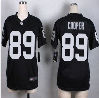 Women New Raiders #89 Amari Cooper Black Team Color Stitched NFL Elite jersey Women New Raiders #89 Amari Cooper Black Team Color Stitched NFL Elite jersey
