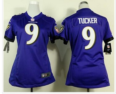Womem's NEW Ravens #9 Justin Tucker Purple Team Color NFL New Elite Jersey Womem's NEW Ravens #9 Justin Tucker Purple Team Color NFL New Elite Jersey