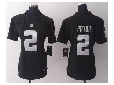 NEW women jerseys oakland raiders #2 pryor black NEW women jerseys oakland raiders #2 pryor black
