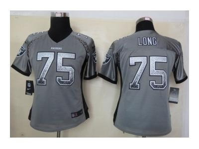 NEW women nfl jerseys oakland raiders #75 howie long grey(Elite drift fashion) NEW women nfl jerseys oakland raiders #75 howie long grey(Elite drift fashion)