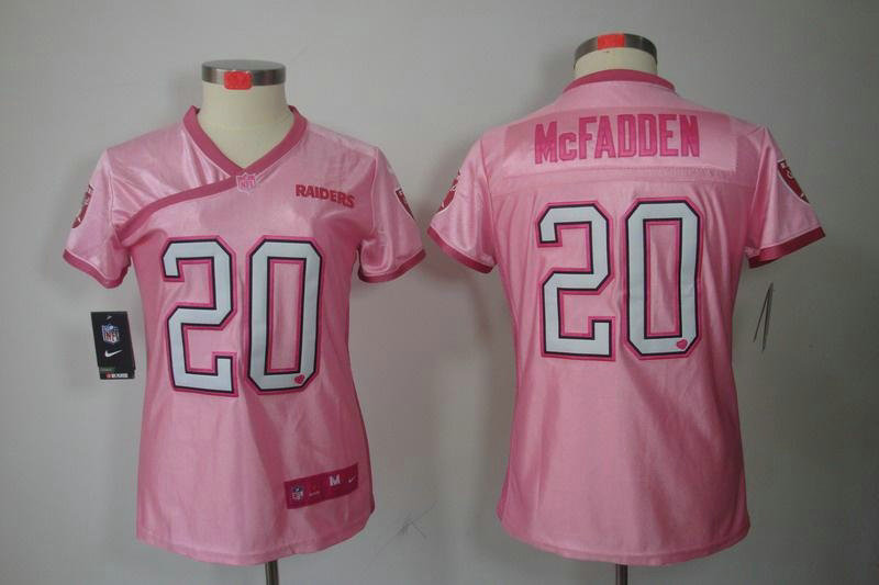 NEW NFL Oakland Raiders #20 Darren McFadden Pink Jerseys NEW NFL Oakland Raiders #20 Darren McFadden Pink Jerseys