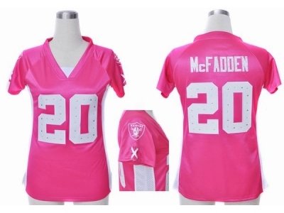 NEW Women Oakland Raiders 20 Darren McFadden pink jerseys(draft him ii top) NEW Women Oakland Raiders 20 Darren McFadden pink jerseys(draft him ii top)