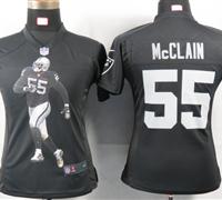 Women Nike Oakland Raiders 55 Mcclain Black Portrait Fashion Game Jerseys Women Nike Oakland Raiders 55 Mcclain Black Portrait Fashion Game Jerseys