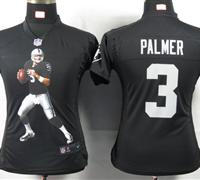 Women Nike Oakland Raiders 3 Palmer Black Portrait Fashion Game Jerseys Women Nike Oakland Raiders 3 Palmer Black Portrait Fashion Game Jerseys