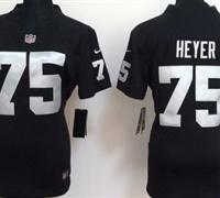 Women Nike Oakland Raiders 75 Stephon Heyer Black Jerseys Women Nike Oakland Raiders 75 Stephon Heyer Black Jerseys