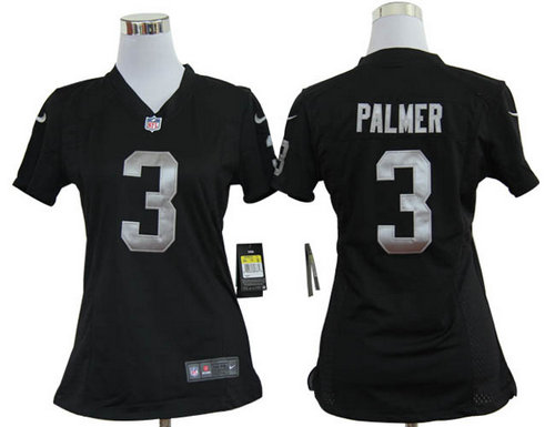 Womens Nike Oakland Raiders 3 Palmer Black Nike NFL Jerseys Womens Nike Oakland Raiders 3 Palmer Black Nike NFL Jerseys