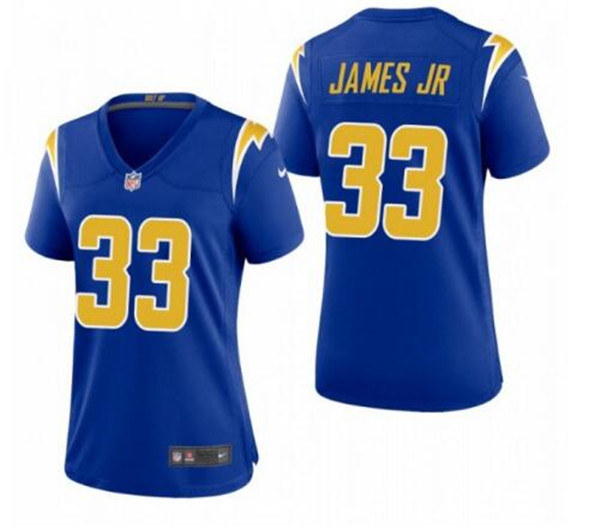 Women's Los Angeles Chargers #33 Derwin James Jr. Royal Vapor Untouchable Limited Stitched Jersey Women's Los Angeles Chargers #33 Derwin James Jr. Royal Vapor Untouchable Limited Stitched Jersey