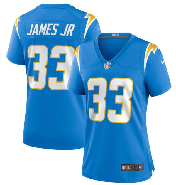 Women's Los Angeles Chargers #33 Derwin James Jr. Blue Vapor Untouchable Limited Stitched Jersey Women's Los Angeles Chargers #33 Derwin James Jr. Blue Vapor Untouchable Limited Stitched Jersey